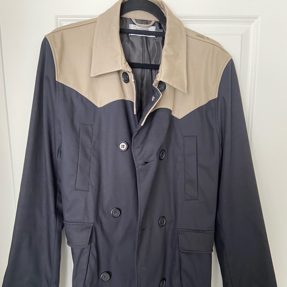 Men’s Topman/ Topshop Trench Coat